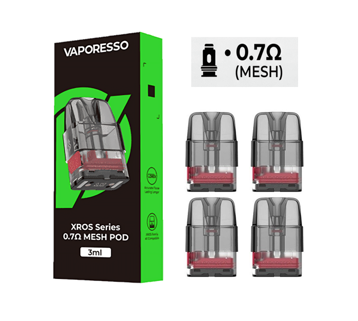 COIL VAPORESSO XROS SERIES 3 ML CAIXA 4