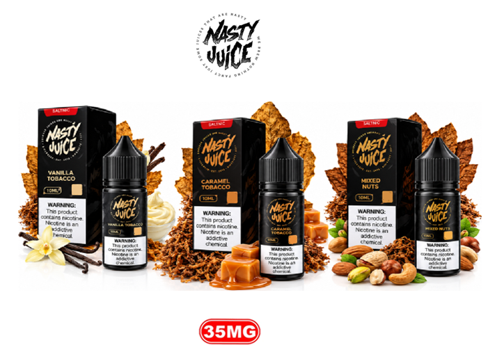 SALT NASTY SERIES TABACCO 35MG 30ML