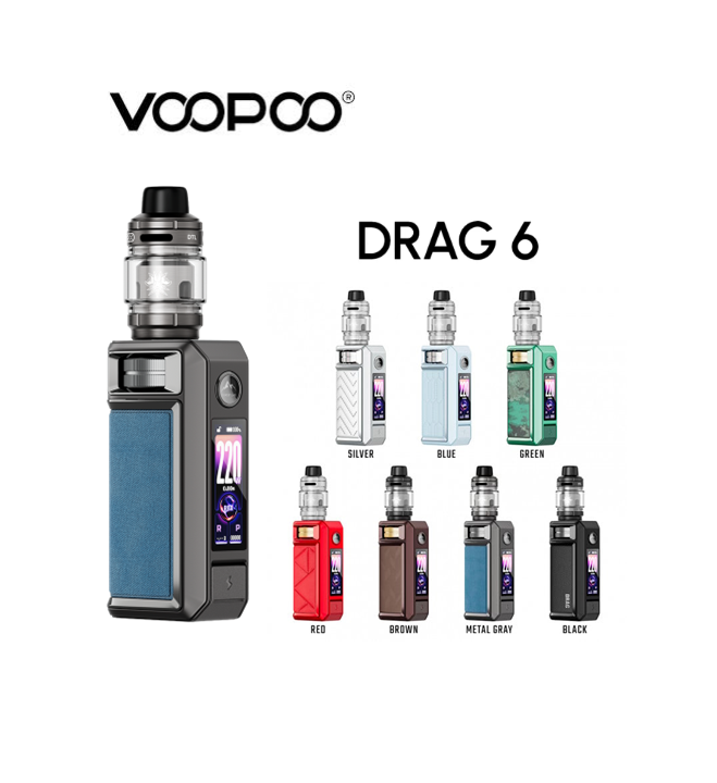 VAPE DRAG 6 COM BATERIA INTEGRADA