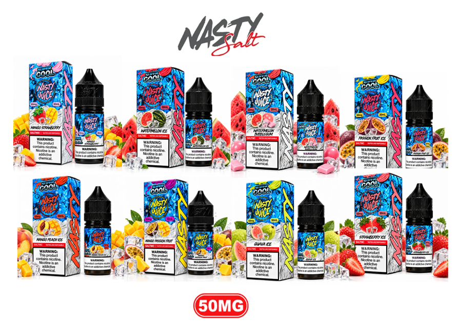 SALT NASTY JUICE SUPER COOL 50MG